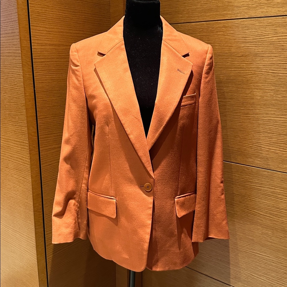 STELLA MCCARTNEY Orange Blazer Jacket